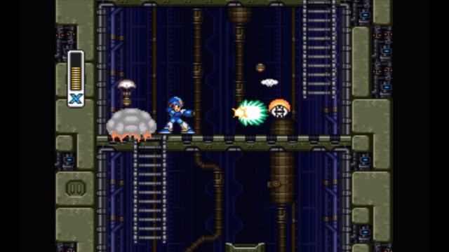Super Nintendo (Snes) 16-bit Mega Man X 1 Stage 5 Boomer Kuwanger Прохождение