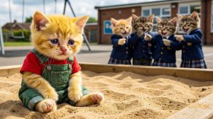 Мультики. Котик выиграл соревнования. Мультики для детей/видео про котиков