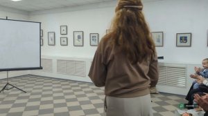 Открытие выставки Марии Лушиной