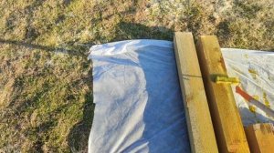 Фундамент для теплицы из бруса #теплица