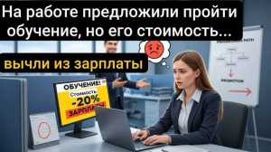 Истории из жизни - На работе предложили пройти обучение, но его стоимость вычли из зарплаты