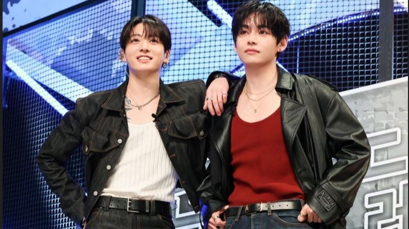 Тэхён с Чонгуком на ШОУ в ЯПОНИИ...