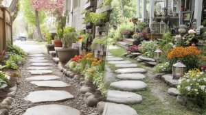 Создайте деревенский уют в небольшом саду с помощью 10 креативных идей для  сада в стиле кантри