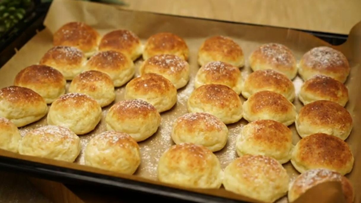 Творожные булочки | Бездрожжевое тесто | Тесто из творога | Десерт из творога