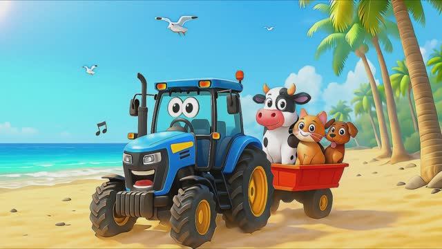 Синий трактор мультфильм из фото(2026)