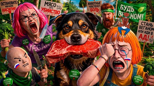 Лидеры ВЕГАНСКОЙ ПРОПАГАНДЫ в ТикТоке  (BVS)