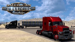 Катаем в "American Truck Simulator". "Triple Screen". Moza R5. Конвой с Ursus 83
