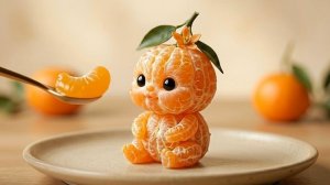 Мукбанг с фруктовыми малышами: ASMR‑релакс от ИИ🍊👶