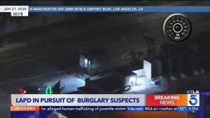 Полицейские погони закончились авариями в Лос-Анджелесе