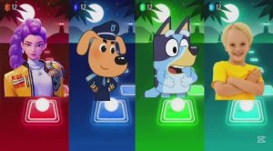 Тайлс Хоп: Музыкальный Баттл — К-Поп Охотники на Демонов, Блуи, Влад и Ники против Шерифа Лабрадора