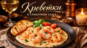 Креветки в сливочном соусе