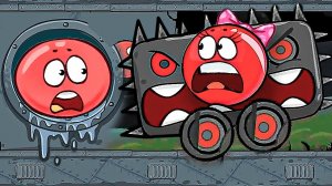 Новый КРАСНЫЙ ШАР, Красныш спасает деревню красных шариков