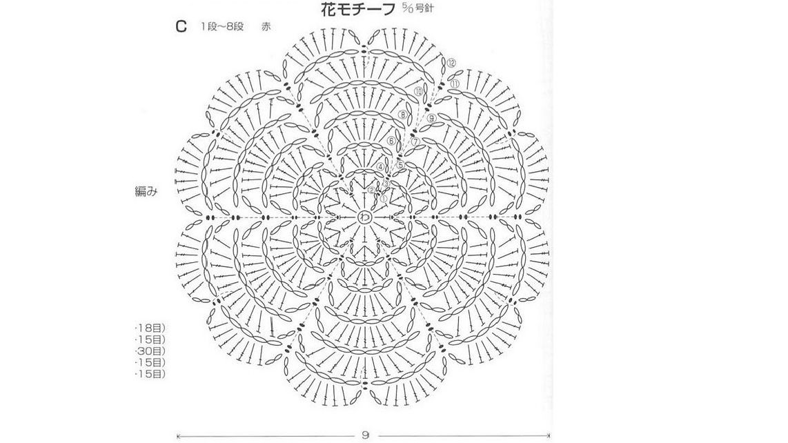 Как связать цветок крючком.Объемный цветок как вязать пошагово.Пышный цветок крючком Урок 210 Flower