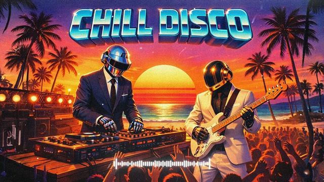 Daft Punk Inspired Sunset Funk – Retro Beach Party Disco Mix 🌅🌴