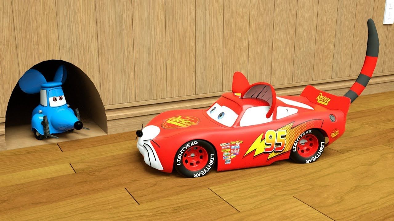 Кот Маккуин гонится за мышкой — Детские стишки и песенки — Для малыша — Песенка