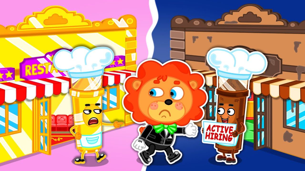 64 Маша и Леопольд. Битва ресторанов - Мультик для детей