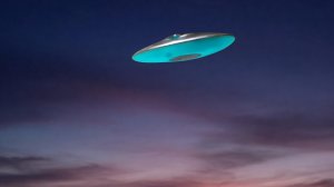 НЛО - тарелка над центральным парком Фрунзе.