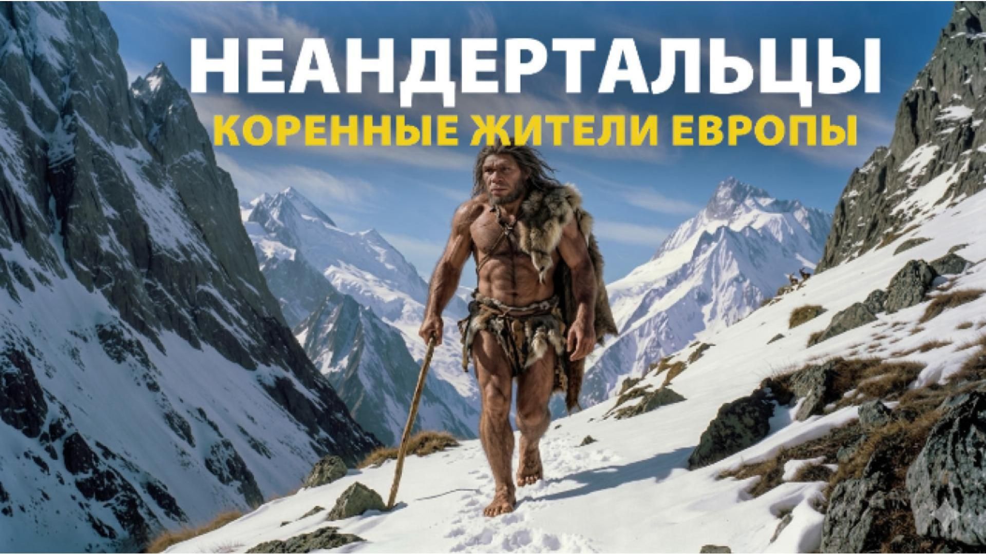 Неандертальцы и животный мир ледникового периода смотреть онлайн