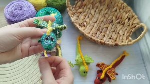 Обзор игрушек по МК дракон спицами