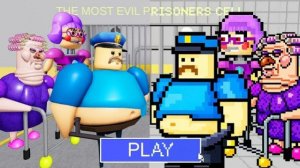 БОССЫ BARRY В 8-BIT ПРОТИВ 3D БОССОВ! BARRY'S PRISON RUN! #ROBLOX #OBBY