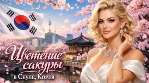 🇰🇷 Цветение сакуры в Сеуле, Корея🌺 Озеро Сокчон днем и ночью (2026)