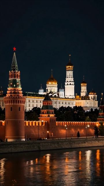 Ночной Кремль: Красота города и его истории #Москва #Кремль #НочнаяСъемка