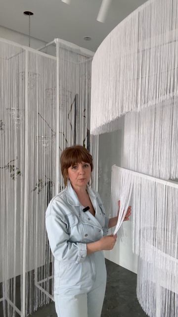 Свадебный декор.Тренд 2026 - нитяные шторы, кисея, бахрома