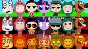INCREDIBOX СПРУНКИ OC — ФАЗА 1 ДО ФАЗЫ 3 | ТВАЙЛАЙТ СПАРКЛ (MY LITTLE PONY), ЗИ (ODDBODS), МАФФИН