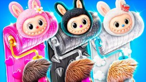 ЛАБУБУ спасла собаку! Мы построили домики для питомцев!