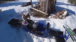 Проверка жерлиц после урагана. На толкаче отключил датчик уровня масла. 3 серия