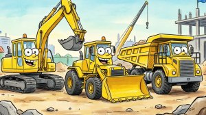 МАШИНКИ И СТРОЙКА. ПЕСЕНКИ ДЛЯ ДЕТЕЙ