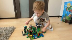 Обзор Лего наборов. Соединили разные наборы Лего. Лего Майнкрафт.