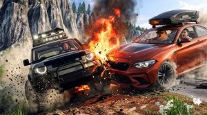 BeamNG Drive - Реалистичные автомобильные обрывы и Аварии