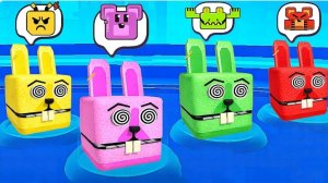 Разноцветная команда Тристопио в игре Super Bear adventure/Прохождение игры Супер Мишка