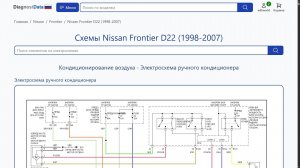 Схемы Nissan Frontier D22 (1998-2007)