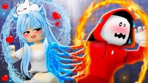 История любви между Огненным Джей Джеем и Безумной Водяной Девушкой! Анимация