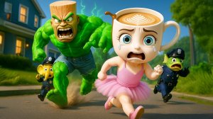 Мультики. Балерина капучино и невероятный халк.