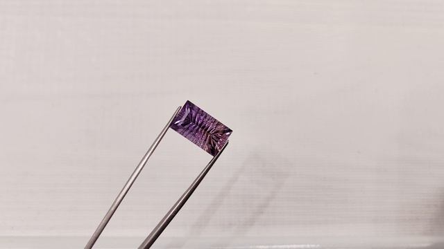 Аметрин багет фантазийный 10*17 мм