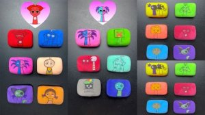 УГАДАЙ, КАКОЙ ПЕРСОНАЖ SPRUNKI ВЫЙДЕТ ИЗ КУБОВ #COLORMIXING #SPRUNKI #COLORS #ART