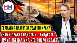 «НАМИ УПРАВЛЯЮТ ИДИОТЫ» — депутат АдГ Бундестага взорвала зал. Чего боится Германия