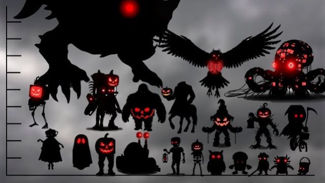 ВСЕ HALLOWEEN BRAINROT — СРАВНЕНИЕ ВЫСОТЫ + ГОЛОС | СРАВНЕНИЕ РАЗМЕРОВ