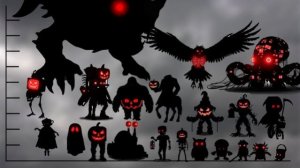 ВСЕ HALLOWEEN BRAINROT — СРАВНЕНИЕ ВЫСОТЫ + ГОЛОС | СРАВНЕНИЕ РАЗМЕРОВ