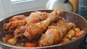 Курица с грибами. готовьте 3 раза в неделю! всегда получается идеально.