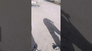 как я гоняю на самокате