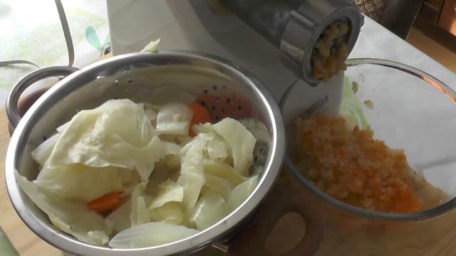 Капустно-морковные котлеты. Вкусные постные.