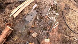 Купил заброшенный дом в деревне ! Гуси сбежали ! Уборка ! №21