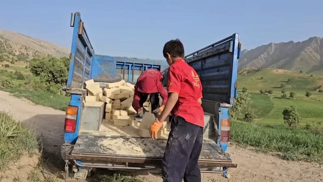 302ч.Строительство пещеры со световым люком | Цветы надежды в саду Марьям