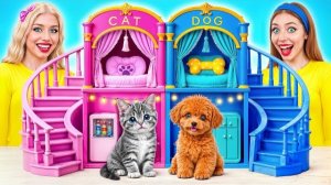 Мы Построили Маленький Домик для Животных | Креативные Лайфхаки Для Декора от Multi DO Smile