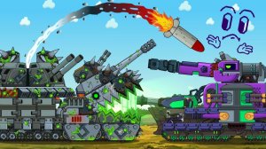 Сухопутный Крейсер vs Токсичный КВ-54 - Мультики про танки!