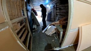 Купил заброшенный дом в деревне ! Трактор продал ! Новая дверь ! №11